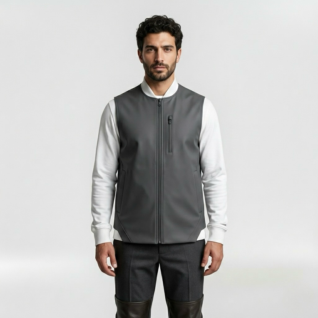 Men's Minimalist Tech Zip Vest