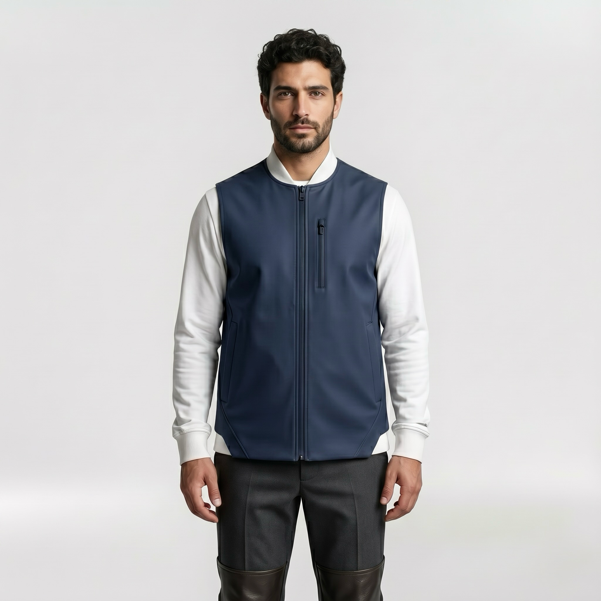 Men's Minimalist Tech Zip Vest