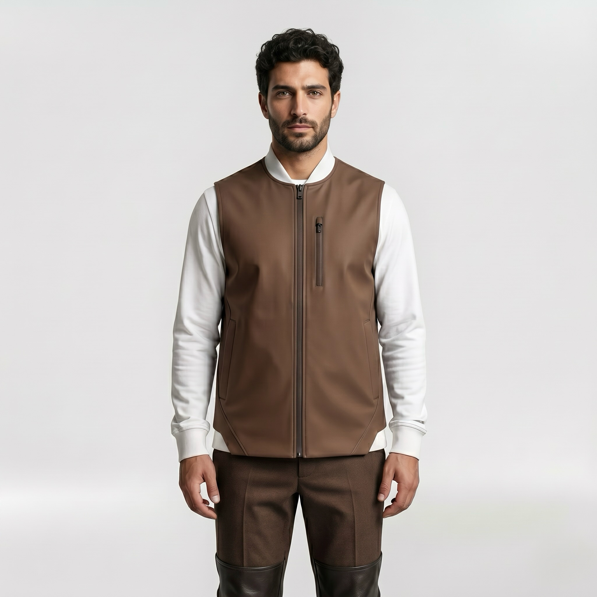 Men's Minimalist Tech Zip Vest