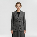Women's Layered Geometric Blazer