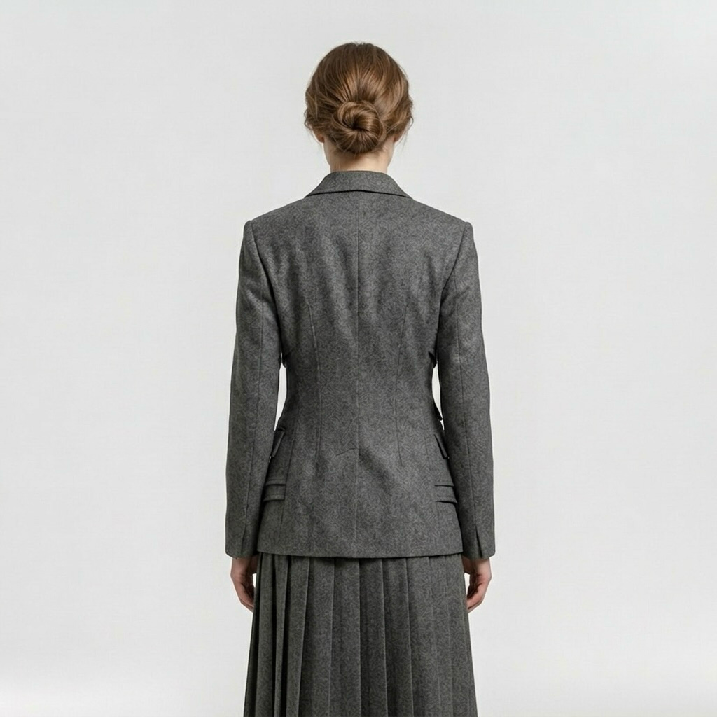Women's Layered Geometric Blazer