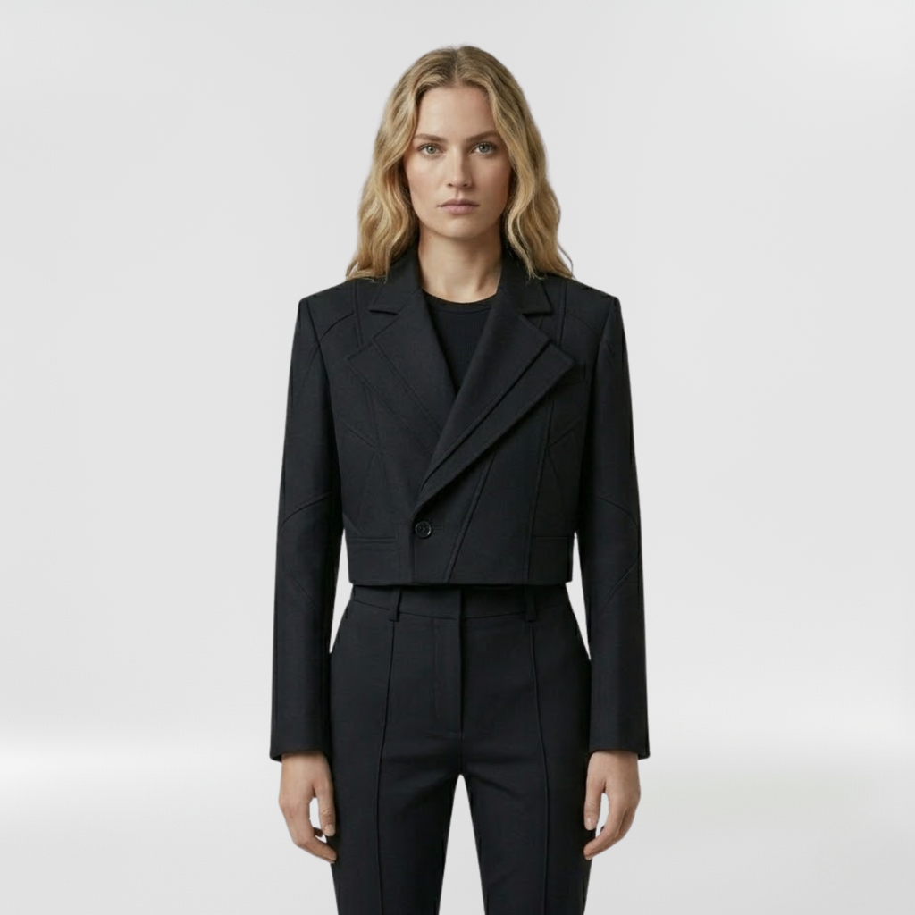 Women's Structured Cropped Blazer