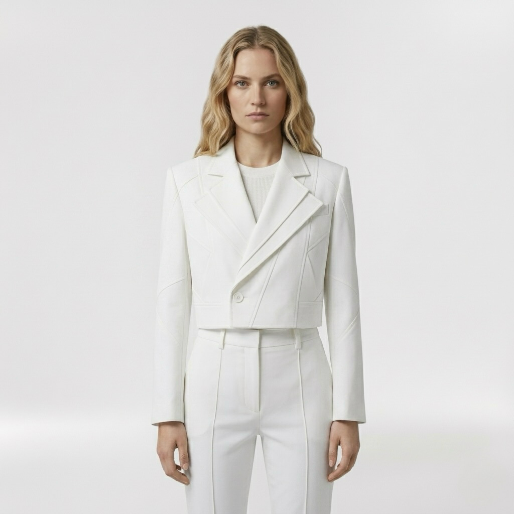Women's Structured Cropped Blazer