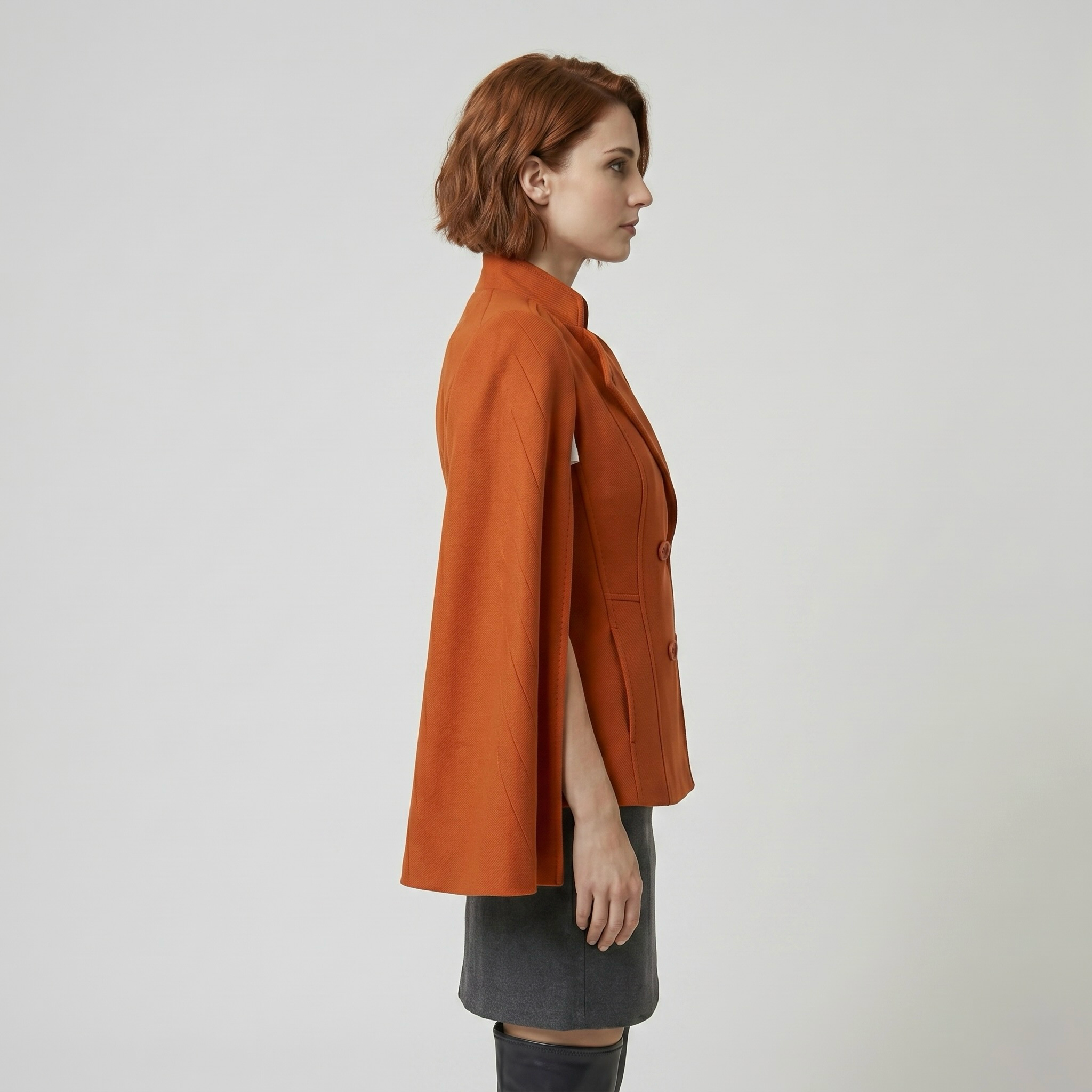 Women's Cape-Sleeve Double-Breasted Blazer