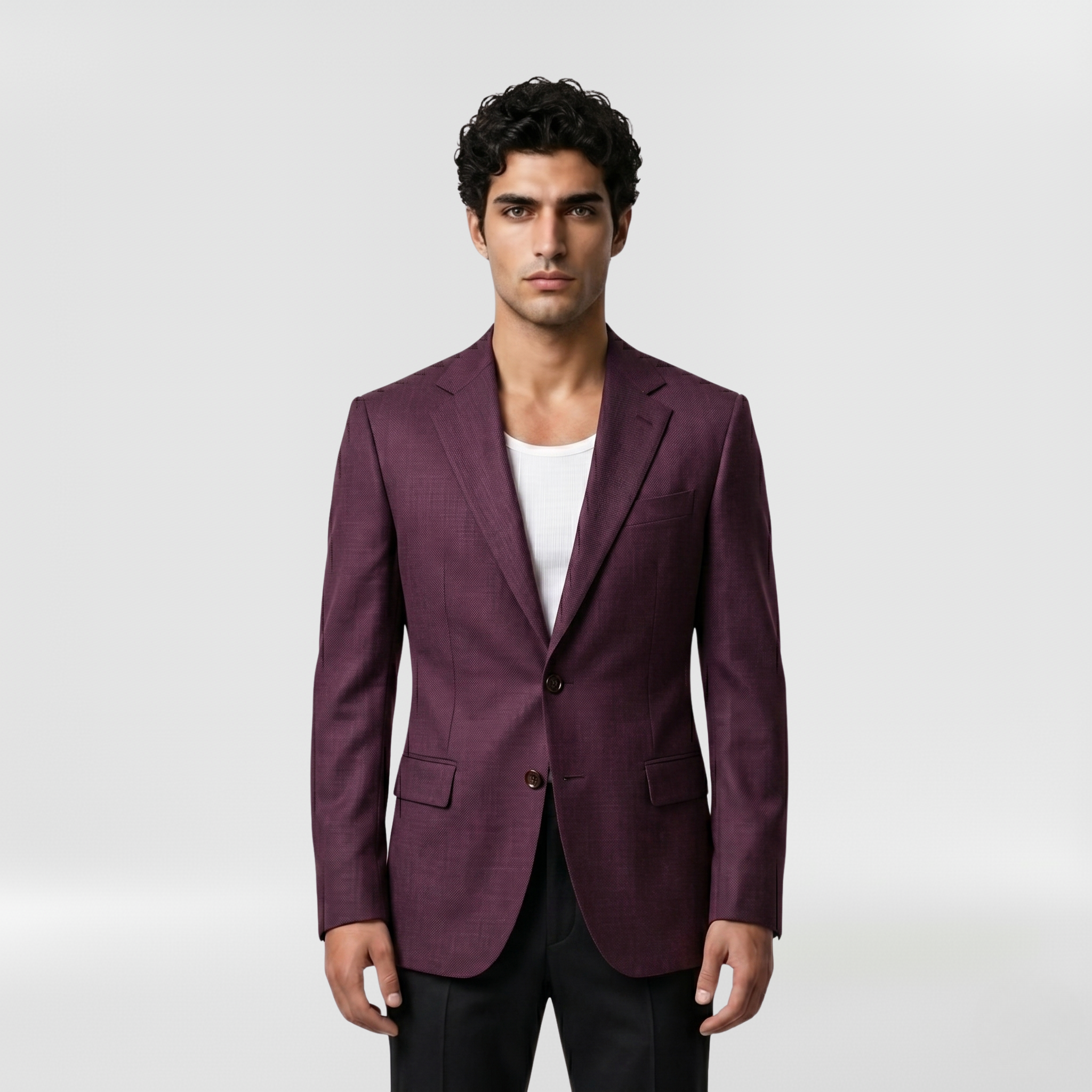 Men's Minimalist Tailored Blazer