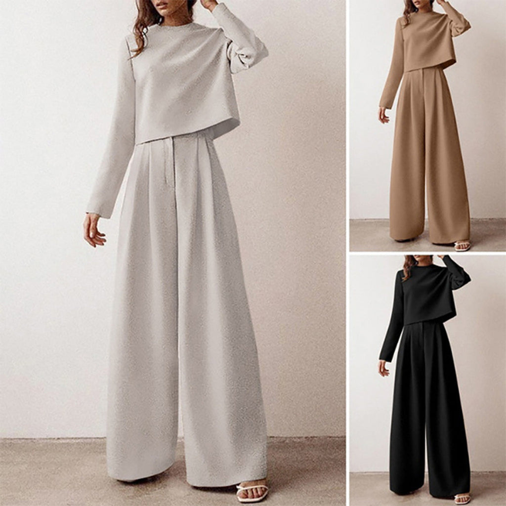 Women's Relaxed Fit Two-Piece Set – Comfortable Everyday Style