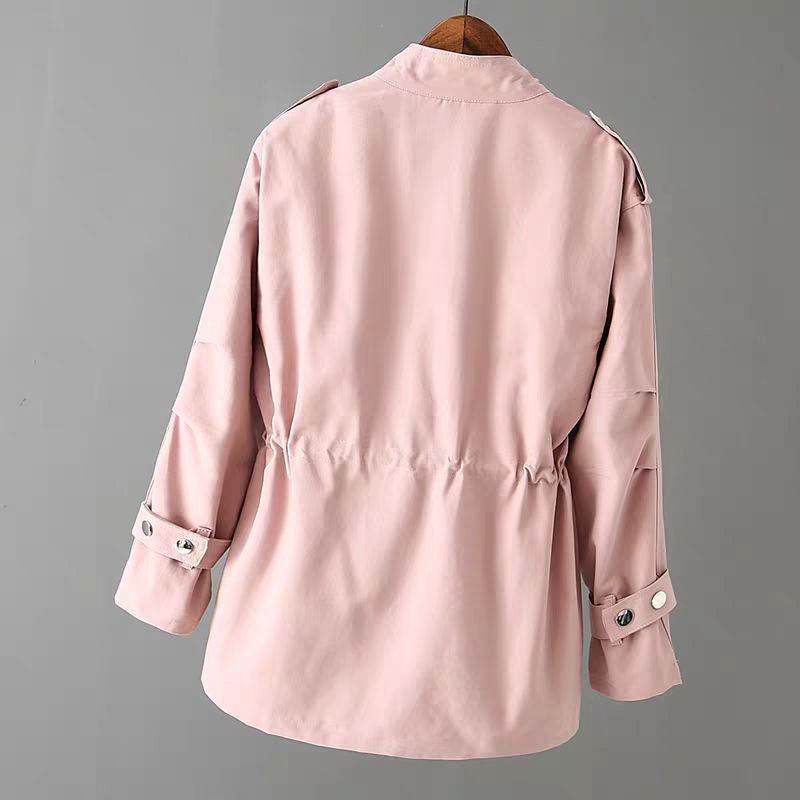 Women's Utility Jacket with Zipper – Chic Everyday Outerwear Style