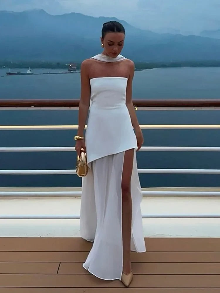 Women's Enchanted Motion High-Slit Maxi Dress