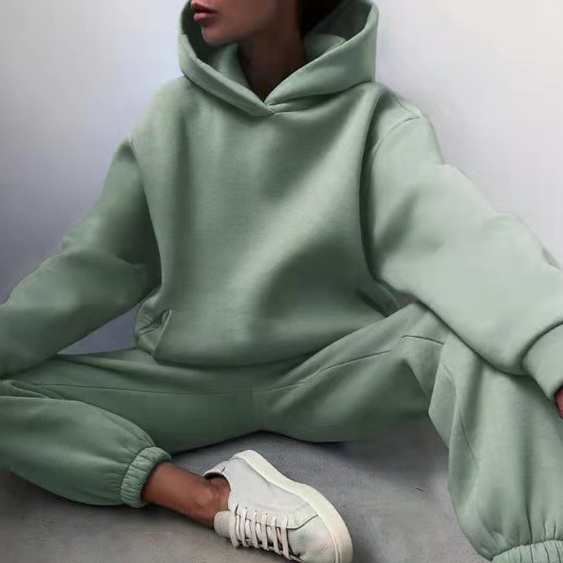 Women's Oversized Jogging Set – Comfortable Trendy Lounge Style