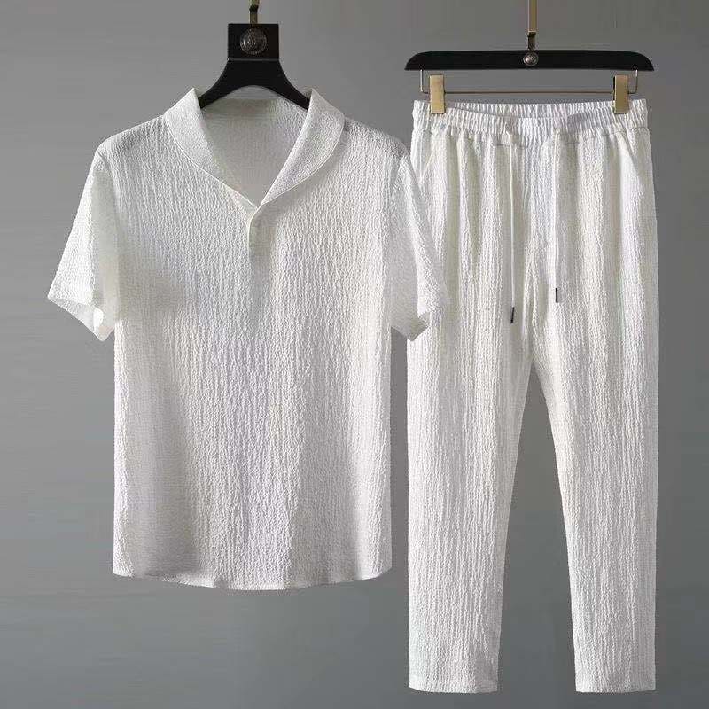 Men's Premium Linen Summer Set – Breathable Lightweight Hot Weather Style